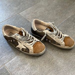 Camo golden goose superstar